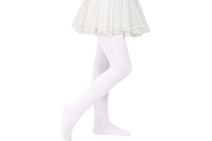 PONCEAU Ballettstrumpfhose Mädchen Kinder Strumpfhose für Mädchen Ballett Fuß Kinderstrumpfhose Microfaser Training