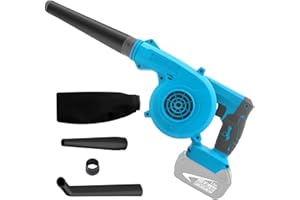 COTENOR Akku Laubbläser für Makita 18V Akku,120 km/h Windkraft, 3,2 m³/min Luftstrom, 2-in-1 Laubsauger/Bläser mit Verlängerungsrohr & Staubsack Für Garten, Terrasse, Auto, Eckenreinigung (Ohne Akku)
