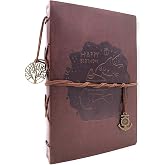 ThxMadam Leather DIY Photo Album Scrapbook Album Photo Book Birthday Guest Book Vintage Photo Book for Birthday Gift for Mother Wife Husband Friend