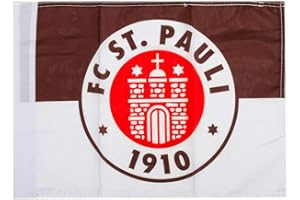 LIZENSIERTER CLUBARTIKEL St.Pauli Fahne Logo klein FC2603