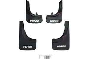 accessorypart Compatible avec Peugeot Partner Tepee 2008-2018 Bavettes Garde-Boue pour l'avant et l'arrière 4 pièces