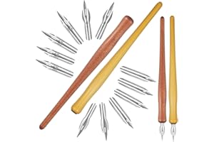 JYNXOR Penna Calligrafica,14 Set di Pennini per Calligrafia,con 2 Portapenne e 12 Pennini,per Calligrafia,Adatti,per Principianti e Artisti, Schizzi,Disegno Manga