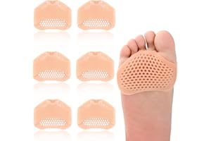 COYUN 6 Pcs Cuscinetti Metatarsali per Donna e Uomo, Cuscinetti per Piedi in Gel Silicone Morbido, Imbottiture per Avampiede per avampiede Dolori e Sollievo Immediato al Metatarso