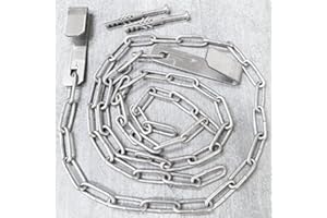 ECI® Gitterrost-Sicherung Einbruch-Schutz Zusatz-Sicherung für Licht-Schacht Keller-Schacht 3 Paar