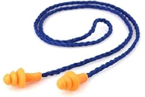 ‎HIGH SECURITY STANDARD Gehörschutzstöpsel mit Kordel (98 dB, für einen Optimalen Gehörschutz bei der Arbeit und in der Freizeit)