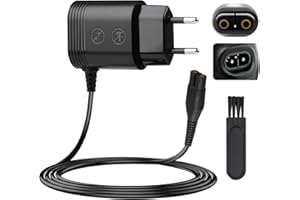 LUMITREX 4,3V A00390 Chargeur pour Philips QP2520 QP2620 QP2510 MG3720 MG3730 MG5720 BT3206 BT3208, Câble de Rasoir Électrique pour One Blade A00390, Adaptateur d’Alimentation Rasoir Shaver Charger