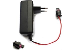 ENJOY-UNIQUE AC/DC 21,6 V 1A Adapter Ladegerät Netzteil kompatibel mit Husqvarna Automower 305 2011-2015 Jahr, Gardena Robotic R38Li, R40Li, R45Li, R50Li 2012-2015 Jahr Roboter-Rasenmäher