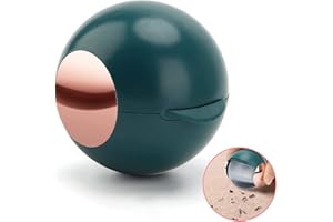 XoeLLe Wiederverwendbarer Gel-Fusselroller, Mini Waschbare Kklebrige Gel Fusselrolle Ball für Haustier Haar, Tragbarer Reise Lint Remover mit Abdeckung, Klebriger Fusselrolle Abwaschbar (Grün)