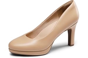 DREAM PAIRS Décolleté da Donna Scarpe da Abito Classiche con Tacco Alto da Donna per Affari e Lavoro