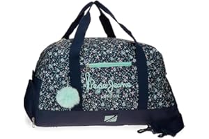 Pepe Jeans Alenka Bolsa de Viaje Azul 55x27x20 cms Poliéster 29,7L by Joumma Bags