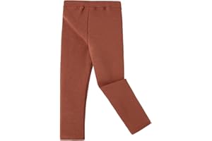 Ugitopi Ragazze Inverno Spesso Caldo Pantaloni Lunghi Foderato in Pile Leggings