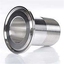 304 Edelstahl Tri Clamp Verschraubung 1/2" NPT - 64mm Für Industrielle Anwendungen