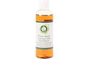 R V Essential Olio di Amla puro- 100ml (3.38oz) Emblica Officinalis (100% Puro e Naturale Rare Herb Series) Pure Amla Oil