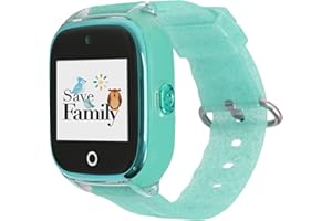 Save Family Superior. Reloj Inteligente niño con Cámara. Llamadas, Botón SOS, Anti-Bullying, Chat Privado, Modo Colegio, Mensajes y Waterproof. Reloj GPS niños. Smartwatch niño Verde