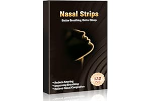 LMOHBJ 120 Pièces Noir nasal strips bandelette nasales, Dispositifs anti ronflement efficace puissant, ecarteur nasal taille large Patch Anti bandelette nasales pour une Meilleure Respiration (Noir) (Noir)