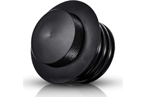 KATUR Motorcycle Black Pop-up Benzin Öltankdeckel Entlüftet Unterputzbehälter Benzindeckel Entlüftet Tankschraube für Harley Davidson 1982-2018