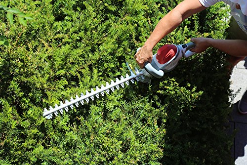 IKRA Elektro Heckenschere IHS 650, Schnittlänge 55cm, Schnittstärke 22mm, 650 Watt, 180° Drehgriff für Vertikalschnitt und Horizontalschnitt - 6