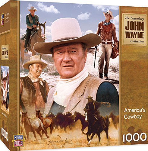 MasterPiecesJohn Wayne America's Cowboy 1000 Piece Jigsaw Puzzle