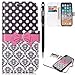 Produktbild Apple iPhone X Handyhülle,iPhone XS Hülle,WIWJ PU Cover Case Leder Flip Wallet Schutzhülle Stoßfest Bumper mit Kartenhalter Klappständer Magnetic Case Hülle Premium Schutzhülle Case[Gemalt zwei-in-one Kann Getrennt Werden Leder Case] Kreative Muster Design Bookstyle Tasche Flip Brieftasche Case Hülle für iPhone X/iPhone XS+1x Touch Stylus Pen-Fliege
