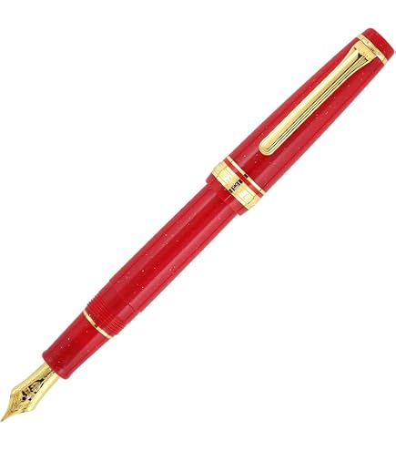 セーラー万年筆 Sailor 1911 Large Black GT 21K Gold Medium Fine