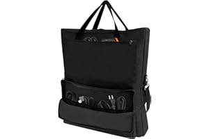 NZWBSHSSP Portable Solar Panel Bag Compatible with Jackery Solar Saga 100W 100X 200W Padded Solar Panel Carrier with Pocket & Shoulder Strap Oxford Waterproof Double-Layer Travel Carrying Case for 2 Battery