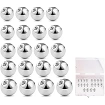 Set Sfere Per Piercing Da 5mm - Plastica Glitterata, Filettatura 1,6mm, 36 Pezzi, Per Lingua E Ombelico - Foto 5