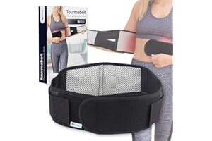 RcOcio Faja Lumbar para Hombre y Mujer/Correctora de Postura/Para Dolores de Espalda asociados al Trabajo, Lumbago, Hernia Discal, dorsal/Fajas térmica para el dolor en lumbares (Faja Lumbar)