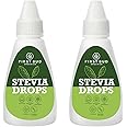 First Bud Organics Pure Stevia Drops - 30ml x 2 | Zero Calorie, Natural Sweetener, Non-GMO & Sugar-Free Stevia Drops | Sugar Substitute For 400 Serving, Low Glycemic index & Promote Oral Health