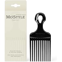 3-teiliges Afro-Locken-Kamm-Set – Metallzähne, Kunststoffgriff, Für Lockiges & Natürliches Haar