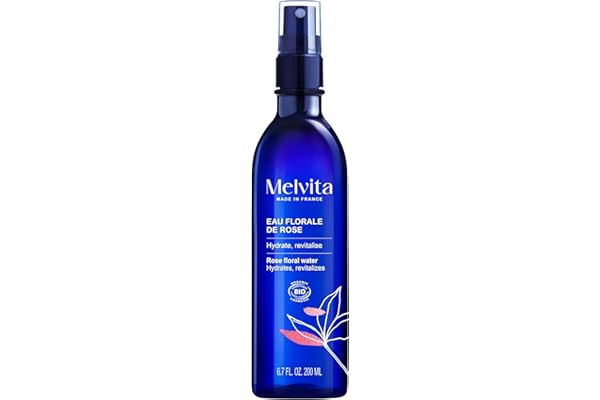 Melvita - Eau Florale - Tonifie et Rafraîchit la Peau - Multi-Usages - Pour Tous Types de Peau - Fabriquée en France