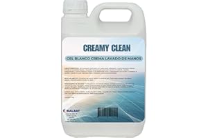 B BALSAT BALSAT Jabón de Manos CREAMYCLEAN | Garrafa de 5L de Gel de Manos Neutro y Dermoprotector con Lanolina, Aroma Suave y Agradable | Rellena Jaboneras | Ideal para Restaurantes, Hostelería y Hogar