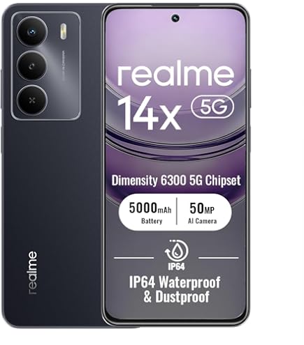 realme 14X 5G 8GB-256GB Negro (Carbon Black) Dual SIM : Amazon.es