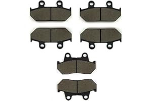 SOMMET Pastiglie freno Anteriori + Posteriore per Honda GL 1500 Goldwing (88-00) VFR 700 F VFR 750 F Interceptor (86-87) CBR 1000 F Hurricane (87-88) LT124-124-69