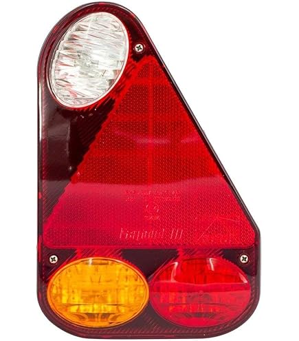 Catadioptre Arrière Droit JOHNS Pour VW Golf VI - Compatible Avec Modèles 2008-2013, Rouge, Réf. 95 43 88-8