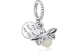 Alstiva Familie Freundschaft Liebe 925 Sterling Silber 5A Zirkonia Charm Anhänger für Armband Charm Bead Pendant für Europäische Armbänder Halsketten Schmuck Geschenk für Damen Frauen
