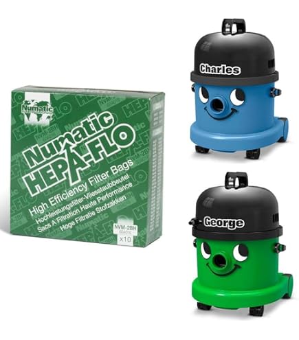 Sacchetti Aspirapolvere Numatic Hepa-Flo – Confezione Da 10 Pezzi – Modello NVM1AH Da 6 Litri – Originali - 3