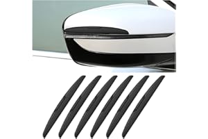 CGEAMDY Car Door Protection, 6PCS Car Door Edge, Auto Door Side Collision Strip, Auto Protector Strips Front and Rear Car Protector Strips, Silicone Protection Strip for Most Cars (Black)