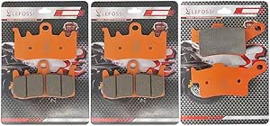 Amazon Fr Lefossi Moto Fibre De Carbone Plaquettes De Frein Avant Et Arriere Pour Can Am Spyder F3 S Se6 Sm6 Spyder F3 F3 T 15 17 Fa630f Fa631r