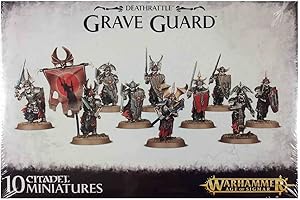 GAMES WORKSHOP marque+inconnue- Figurine « Deathrattle Grave Guard », 99120207046, Black