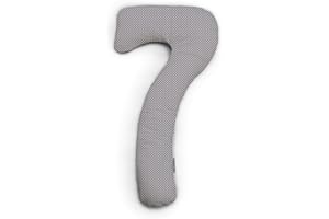 Theraline my7 Seitenschläferkissen mit Bezug, waschbar 60°C, Stillkissen & Lagerungskissen ergonomisch mit integriertem Kopfkissen, Kissen für Seitenschläfer mit wattiertem Bezug für mehr Komfort