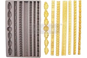 PRIMA MARKETING Redesign With Prima Clay, Soap Making Molds,Pottery & Modeling Clays, Regal Trimmings, 5"x8"x8mm