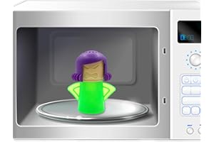 GIMOCOOL Limpiador de microondas Angry Mom - Limpiador de Vapor para Horno de microondas | Absorbedor de olores de frigorífico para el hogar o la Oficina