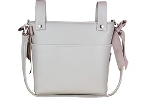 Bolso para Silla de Paseo - Talega para silla de Paseo Rosy Fuentes- Incluye Asa larga para el hombro, bolsillos interiores y lazos - Limpieza Sencilla 0-camel