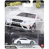 Hot Wheels Premium 2008 Mercedes-Benz CLK 63 AMG Black Series - Power Trip (1/64) JKF29