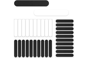 Bewudy 30 reductores de tamaño de sombrero, 5 mm, autoadhesivo, reductor de tamaño de sombrero, reductor de sombrero, cinta adhesiva para diferentes tipos de sombreros (negro, blanco)