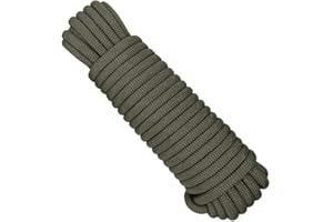 A10 Equipment Paracorde Longueur 15 m - Ø 9 mm Expédition Vert Olive