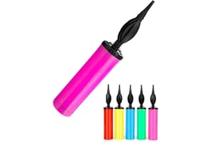 XEANCO Manual Balloon Pump Hand for Balloon Arch Kit, Perfect for Ballon Arch, Fitness and Yoga Balls (Pink2)
