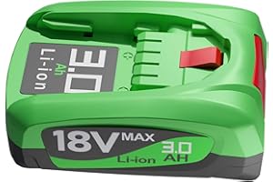 JIALITT 18V 3000mAh Ersatzakku für PBA 18V Akku Home and Garden Akku Kompatibel mit PBA 18V Geräten des PBA Home and Garden 18V System