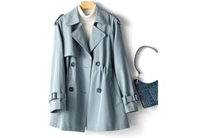 ROTAKUMA Bureaux De Bandes-vent Avec Doublure Printemps Automne Mince Mince Femme Trench-coat De Trench