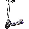 Razor Power Core E100 Electric Scooter - 100w Hub Motor, 8" Air-filled Tire, Up to 11 mph and 60 min Ride Time, for Kids Ages 8+, Purple